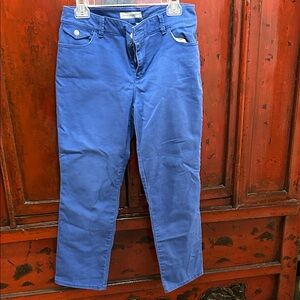 Chico's Vibrant Blue Straight Leg Jeans
